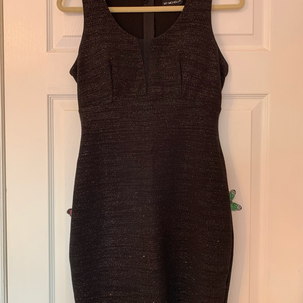 Black short dress